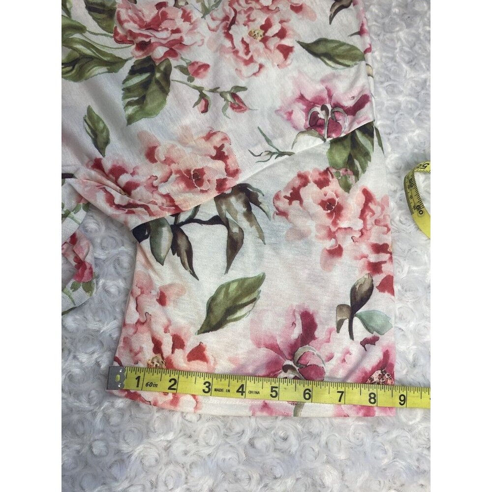 Show Me Your Mumu Lightweight Summer Robe Floral OS Wrap Tie Waist Pastel - Picture 7 of 7